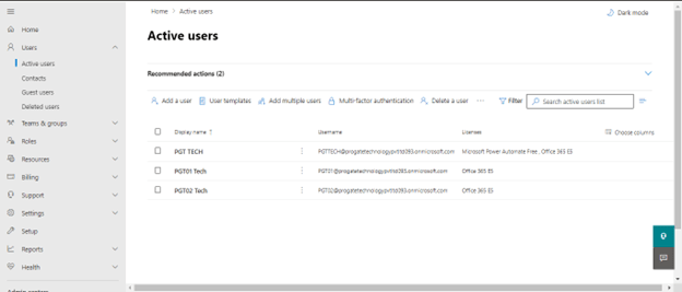 Bulk User Step 4